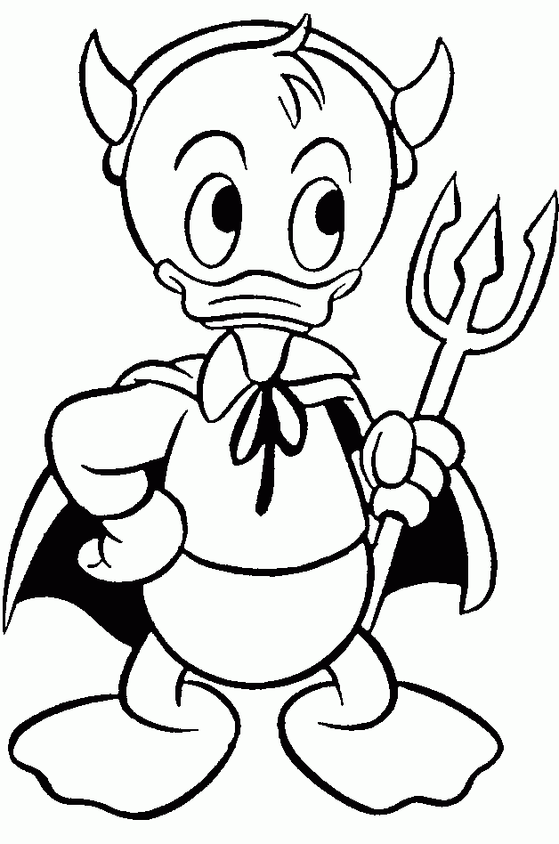 Coloring page: Donald Duck (Cartoons) #30197 - Free Printable Coloring Pages