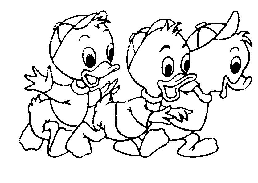 Drawing Donald Duck #30200 (Cartoons) – Printable coloring pages