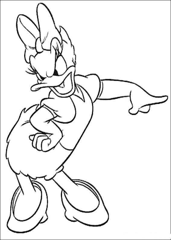Coloring page: Donald Duck (Cartoons) #30211 - Free Printable Coloring Pages