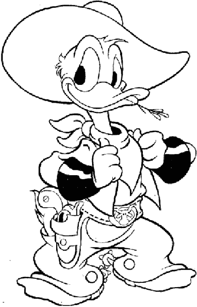 Coloring page: Donald Duck (Cartoons) #30217 - Free Printable Coloring Pages