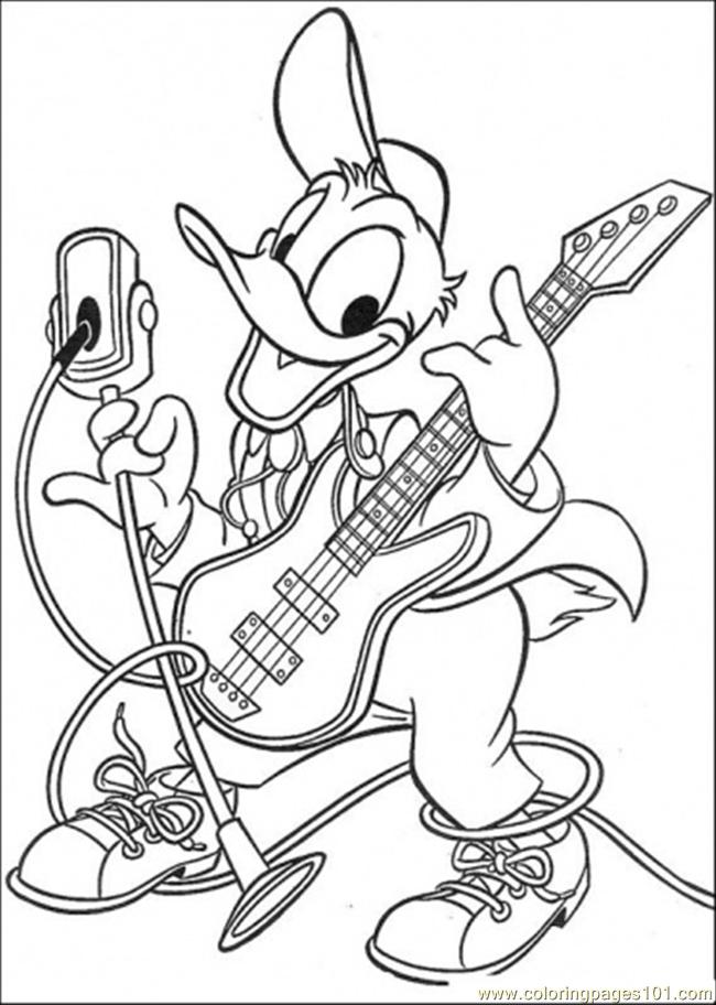 Coloring page: Donald Duck (Cartoons) #30218 - Free Printable Coloring Pages