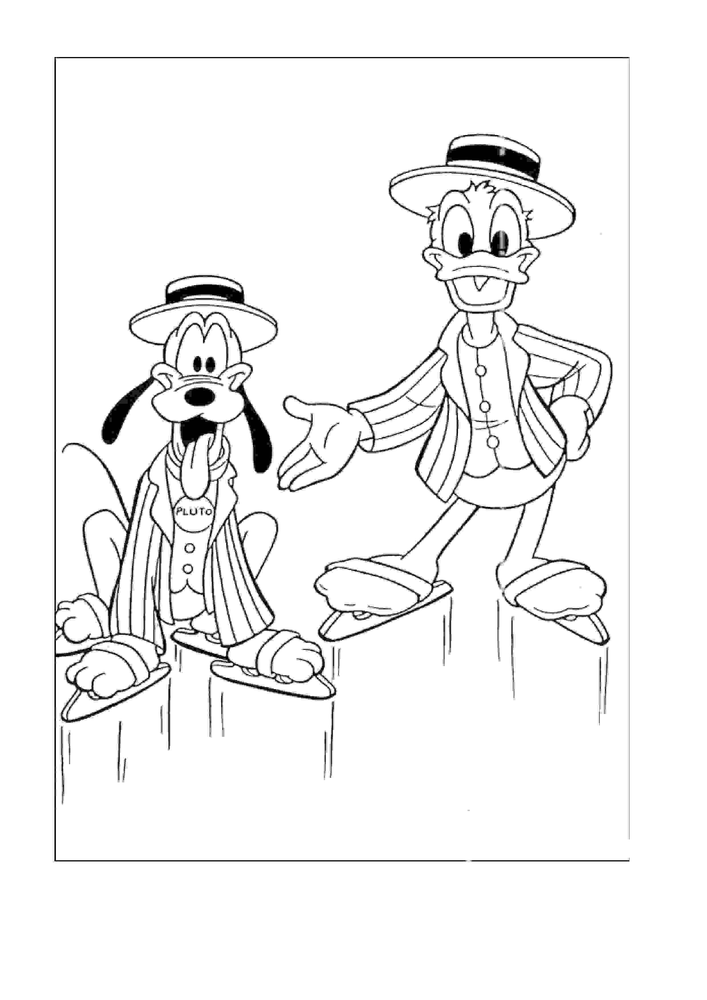 Coloring page: Donald Duck (Cartoons) #30219 - Free Printable Coloring Pages