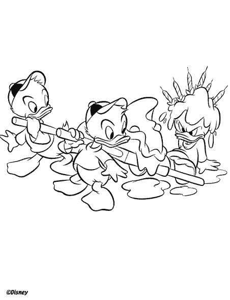 Coloring page: Donald Duck (Cartoons) #30239 - Free Printable Coloring Pages