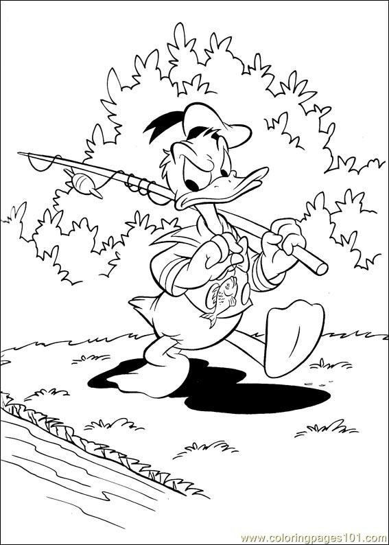 Coloring page: Donald Duck (Cartoons) #30241 - Free Printable Coloring Pages