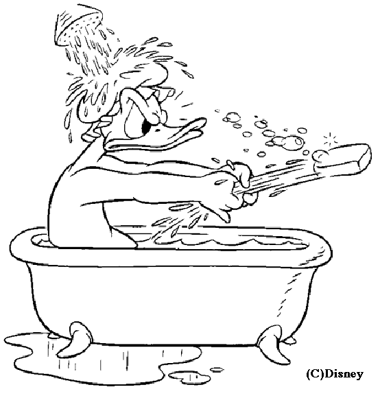 Coloring page: Donald Duck (Cartoons) #30245 - Free Printable Coloring Pages