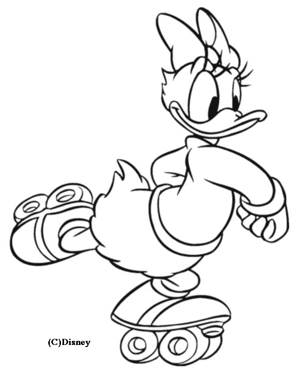 Coloring page: Donald Duck (Cartoons) #30253 - Free Printable Coloring Pages