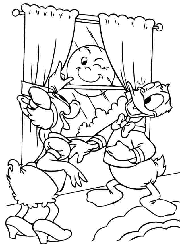 Coloring page: Donald Duck (Cartoons) #30261 - Free Printable Coloring Pages