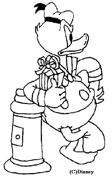 Coloring page: Donald Duck (Cartoons) #30266 - Free Printable Coloring Pages