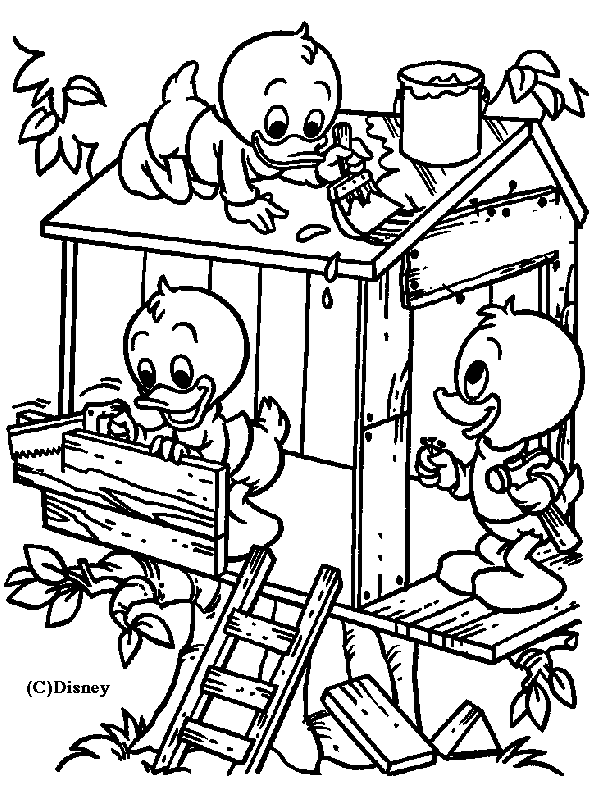 Coloring page: Donald Duck (Cartoons) #30270 - Free Printable Coloring Pages