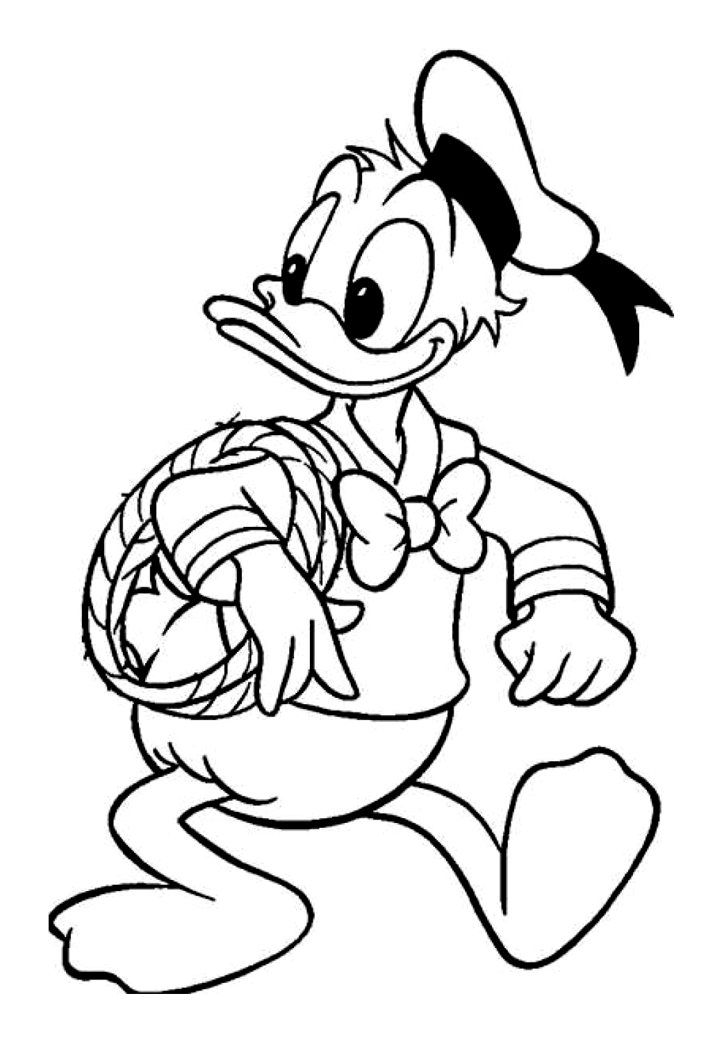 Coloring page: Donald Duck (Cartoons) #30272 - Free Printable Coloring Pages