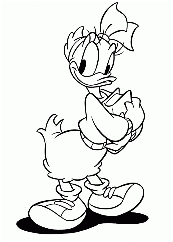 Coloring page: Donald Duck (Cartoons) #30301 - Free Printable Coloring Pages