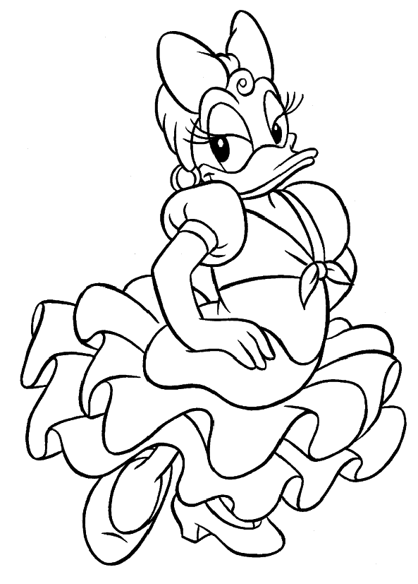 Coloring page: Donald Duck (Cartoons) #30327 - Free Printable Coloring Pages