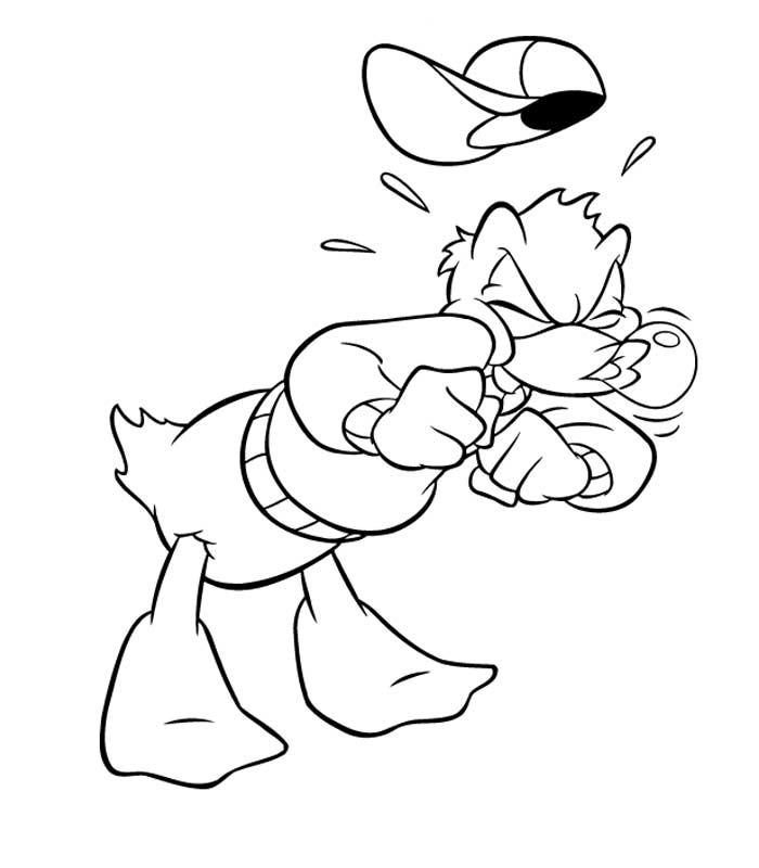 Coloring page: Donald Duck (Cartoons) #30329 - Free Printable Coloring Pages