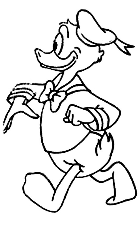 Coloring page: Donald Duck (Cartoons) #30333 - Free Printable Coloring Pages