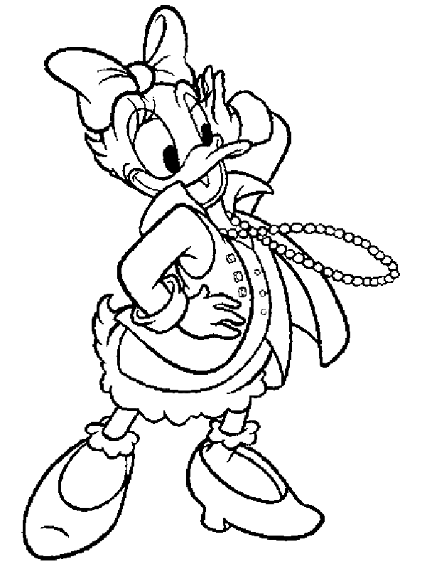 Coloring page: Donald Duck (Cartoons) #30370 - Free Printable Coloring Pages