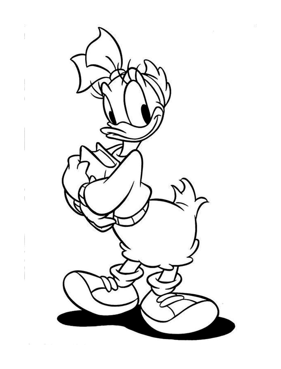 Coloring page: Donald Duck (Cartoons) #30398 - Free Printable Coloring Pages