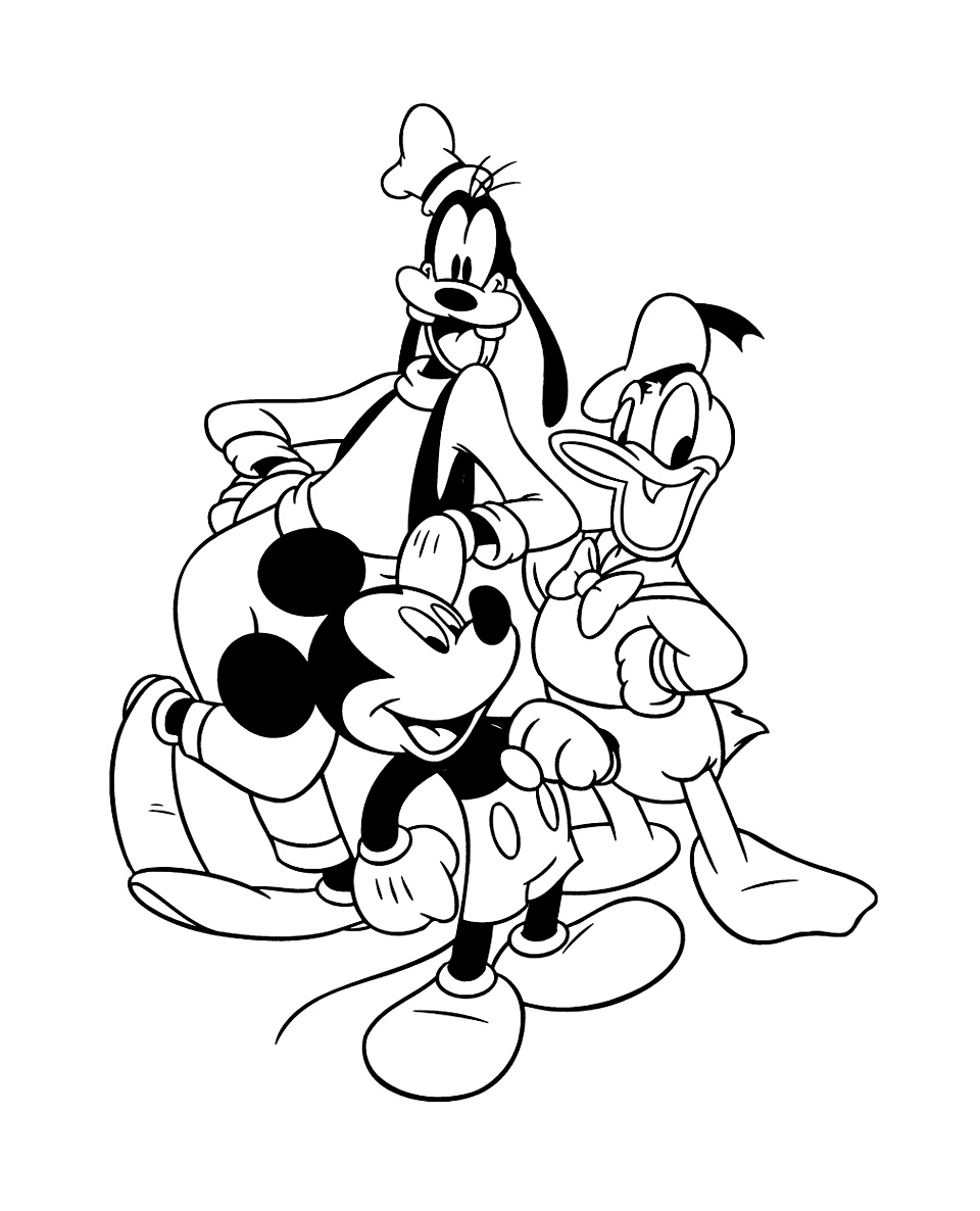 Coloring page: Donald Duck (Cartoons) #30425 - Free Printable Coloring Pages