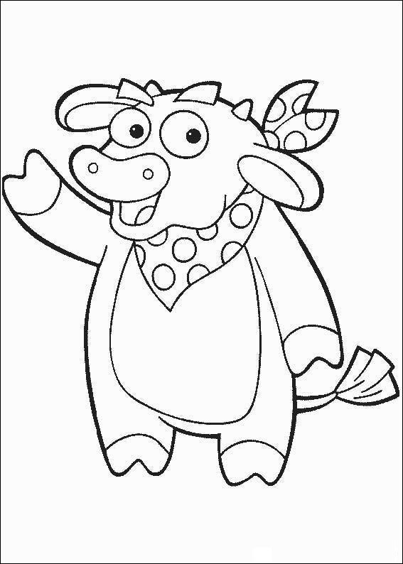 Coloring page: Dora the Explorer (Cartoons) #29758 - Free Printable Coloring Pages