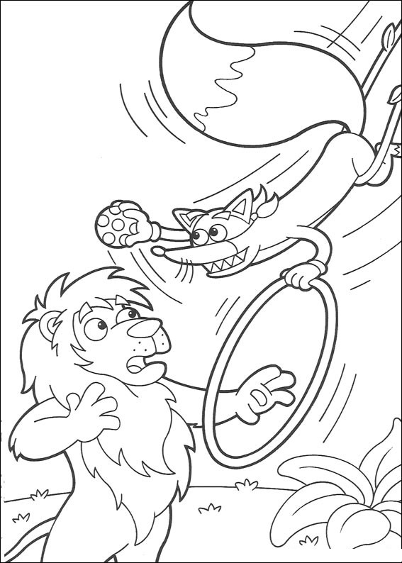 Coloring page: Dora the Explorer (Cartoons) #29770 - Free Printable Coloring Pages