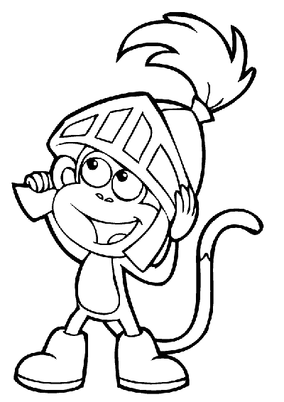Coloring page: Dora the Explorer (Cartoons) #29817 - Free Printable Coloring Pages