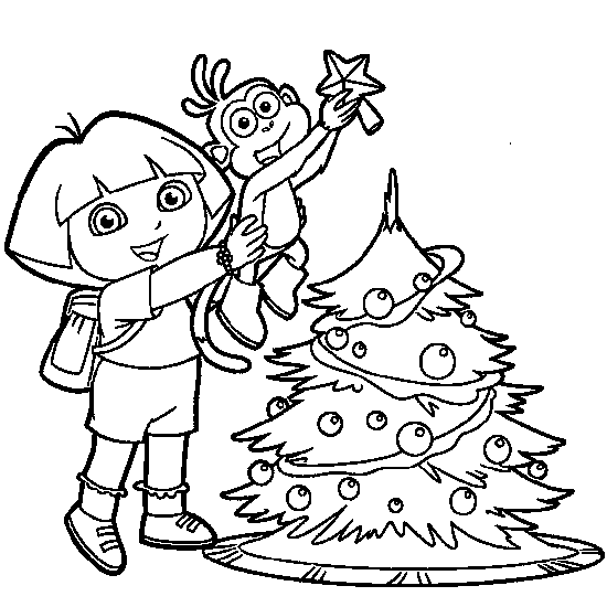 Coloring page: Dora the Explorer (Cartoons) #29853 - Free Printable Coloring Pages