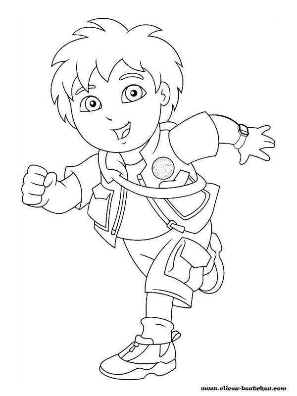 Coloring page: Dora the Explorer (Cartoons) #29860 - Free Printable Coloring Pages