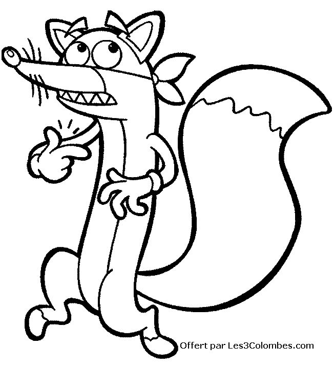 Coloring page: Dora the Explorer (Cartoons) #29866 - Free Printable Coloring Pages