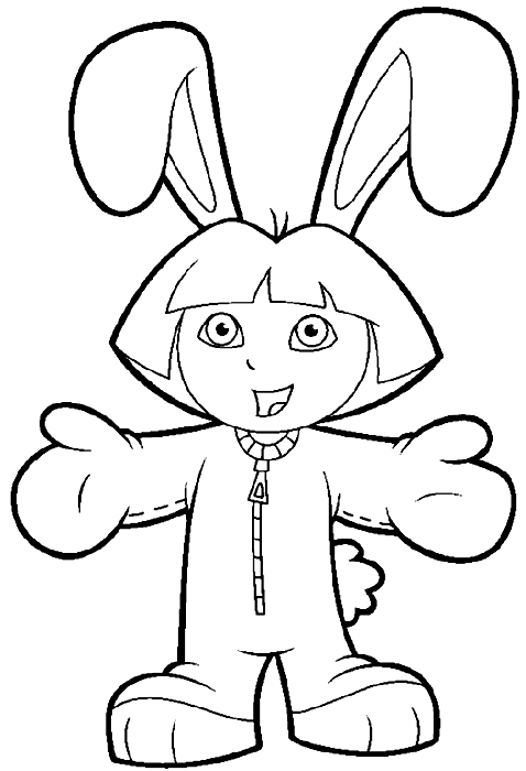 Coloring page: Dora the Explorer (Cartoons) #29900 - Free Printable Coloring Pages