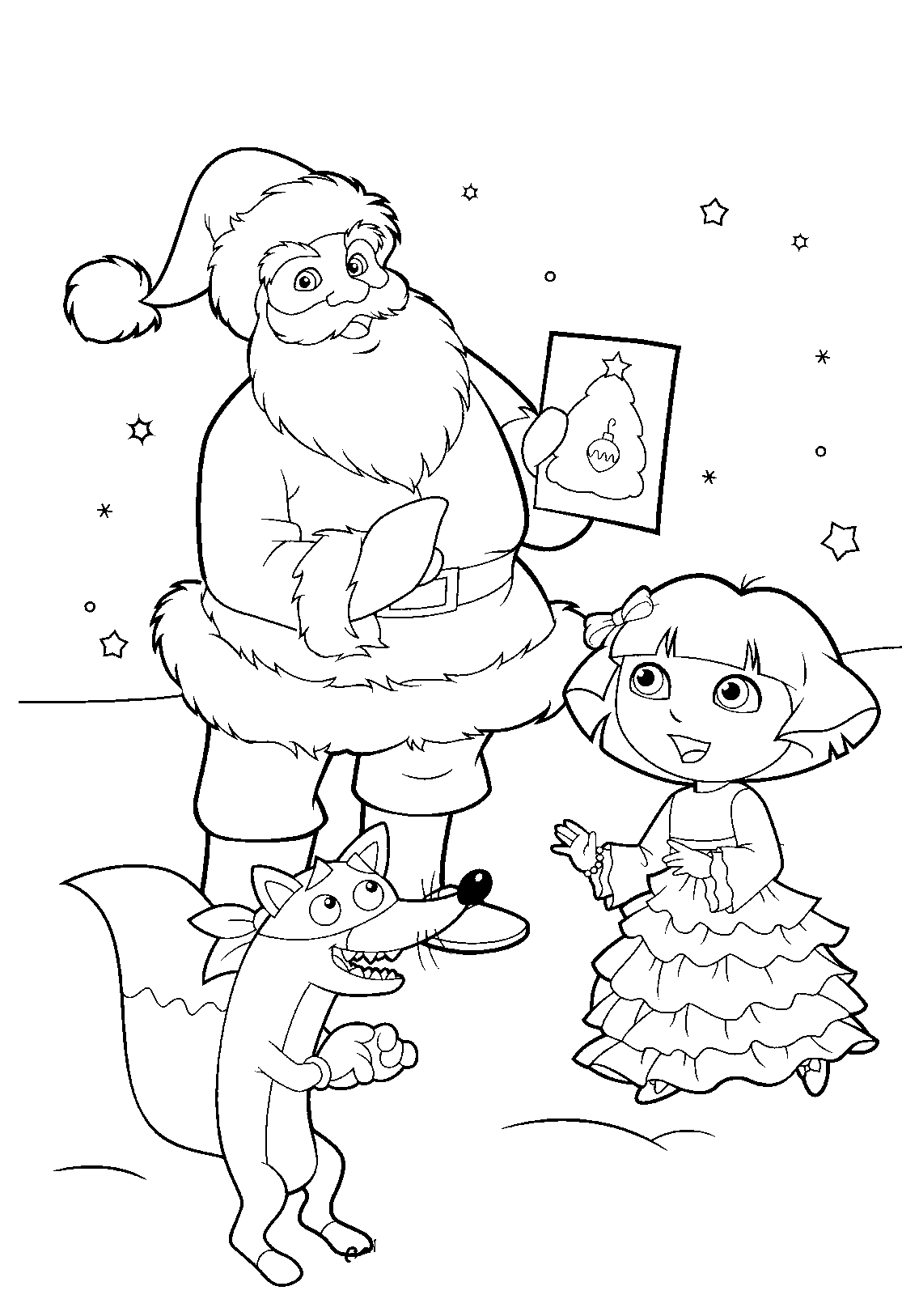 Coloring page: Dora the Explorer (Cartoons) #29931 - Free Printable Coloring Pages
