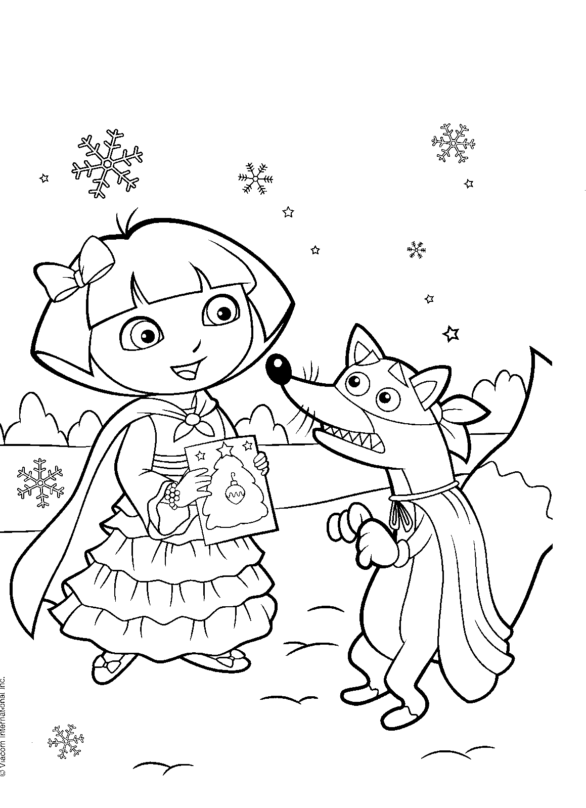 Coloring page: Dora the Explorer (Cartoons) #29933 - Free Printable Coloring Pages