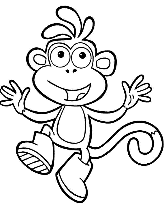 Coloring page: Dora the Explorer (Cartoons) #30017 - Free Printable Coloring Pages