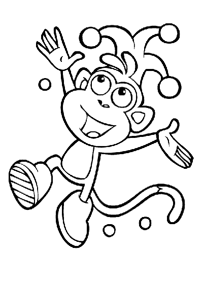 Coloring page: Dora the Explorer (Cartoons) #30092 - Free Printable Coloring Pages