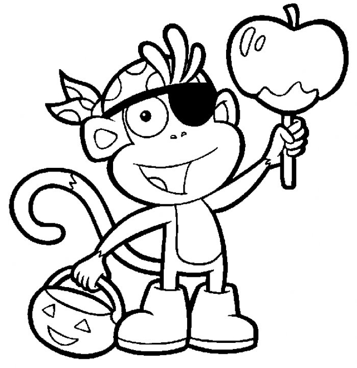 Coloring page: Dora the Explorer (Cartoons) #30105 - Free Printable Coloring Pages