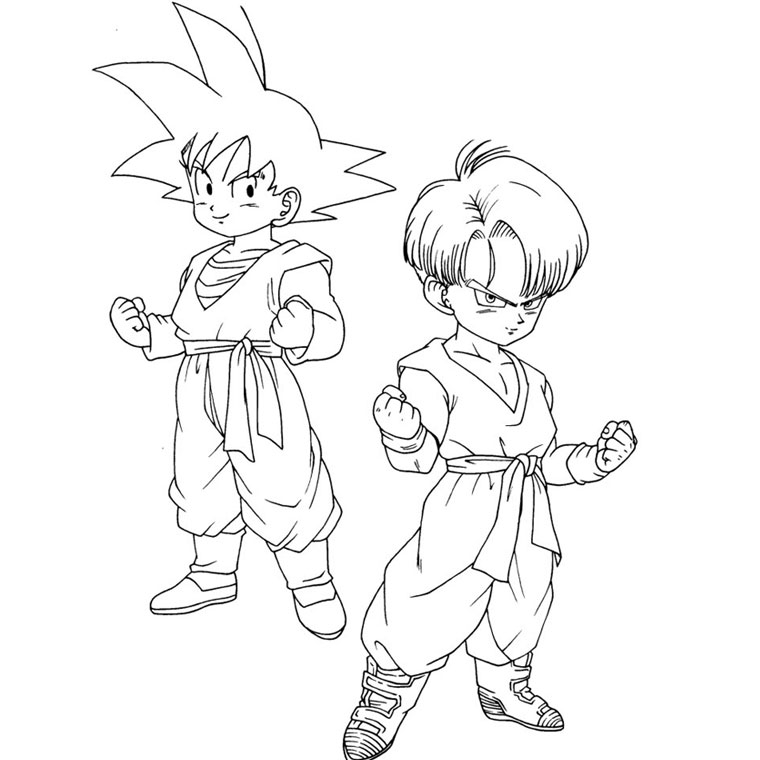 Coloring page: Dragon Ball Z (Cartoons) #38468 - Free Printable Coloring Pages