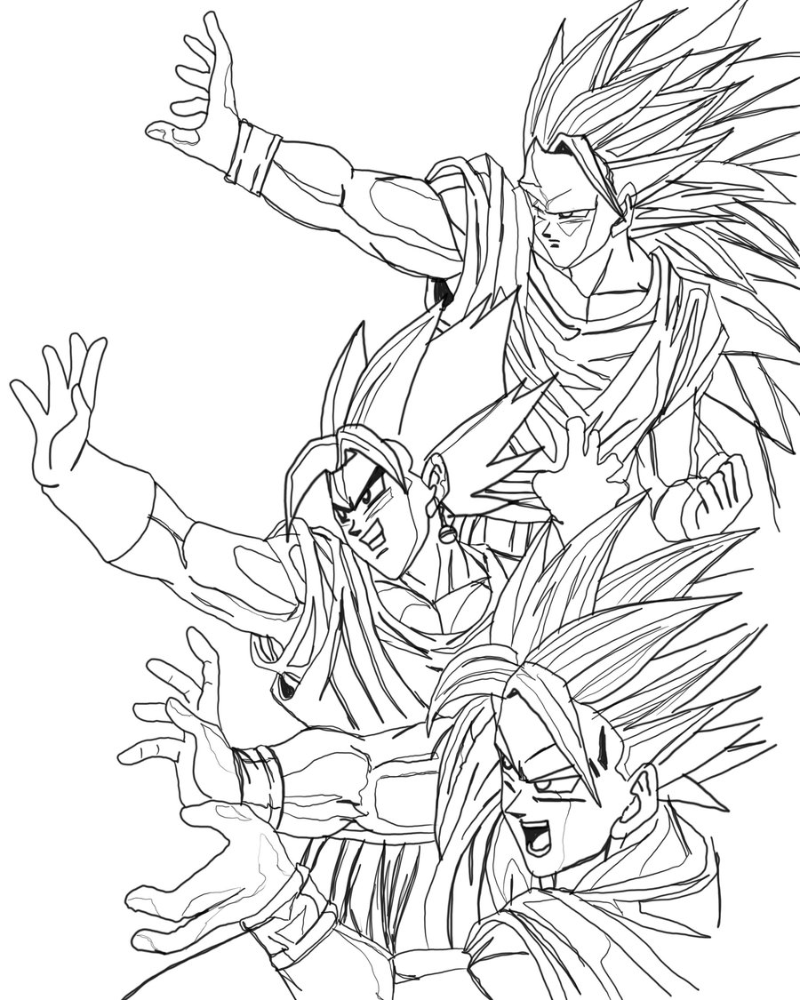 Coloring page: Dragon Ball Z (Cartoons) #38472 - Free Printable Coloring Pages
