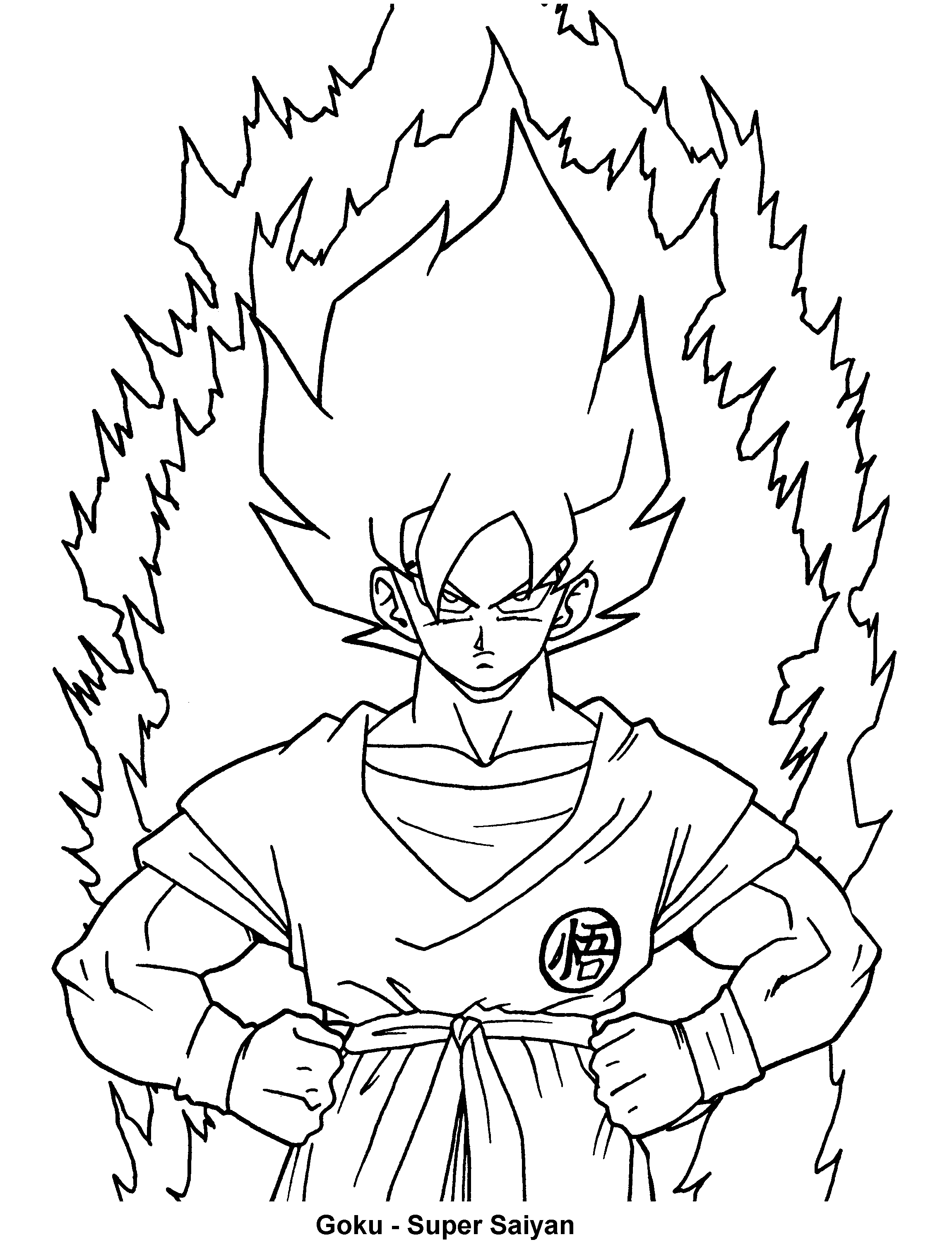 Drawing Dragon Ball Z #38476 (Cartoons) – Printable coloring pages