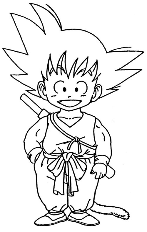 Drawing Dragon Ball Z #38480 (Cartoons) – Printable coloring pages