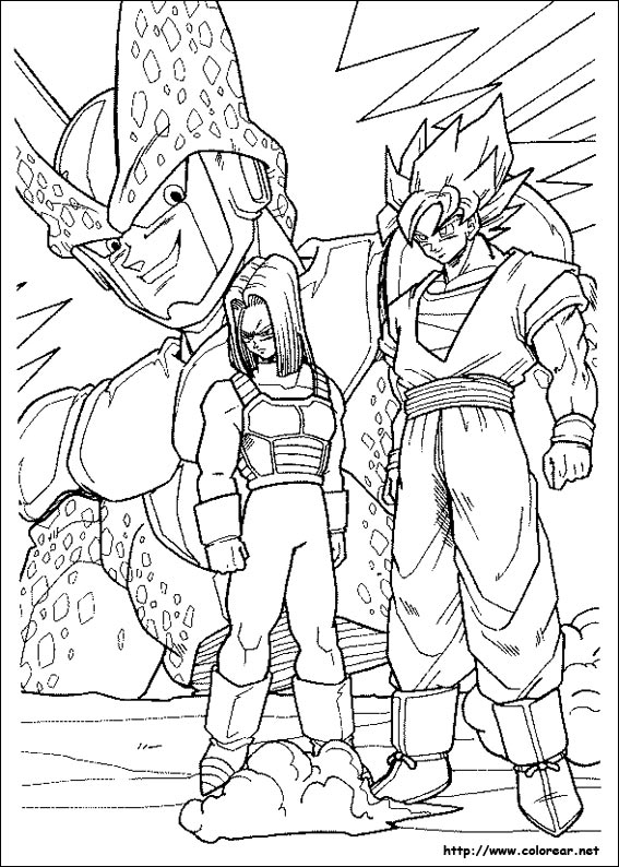 Coloring page: Dragon Ball Z (Cartoons) #38483 - Free Printable Coloring Pages