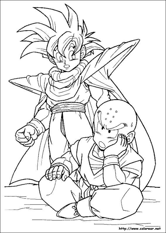 Coloring page: Dragon Ball Z (Cartoons) #38487 - Free Printable Coloring Pages