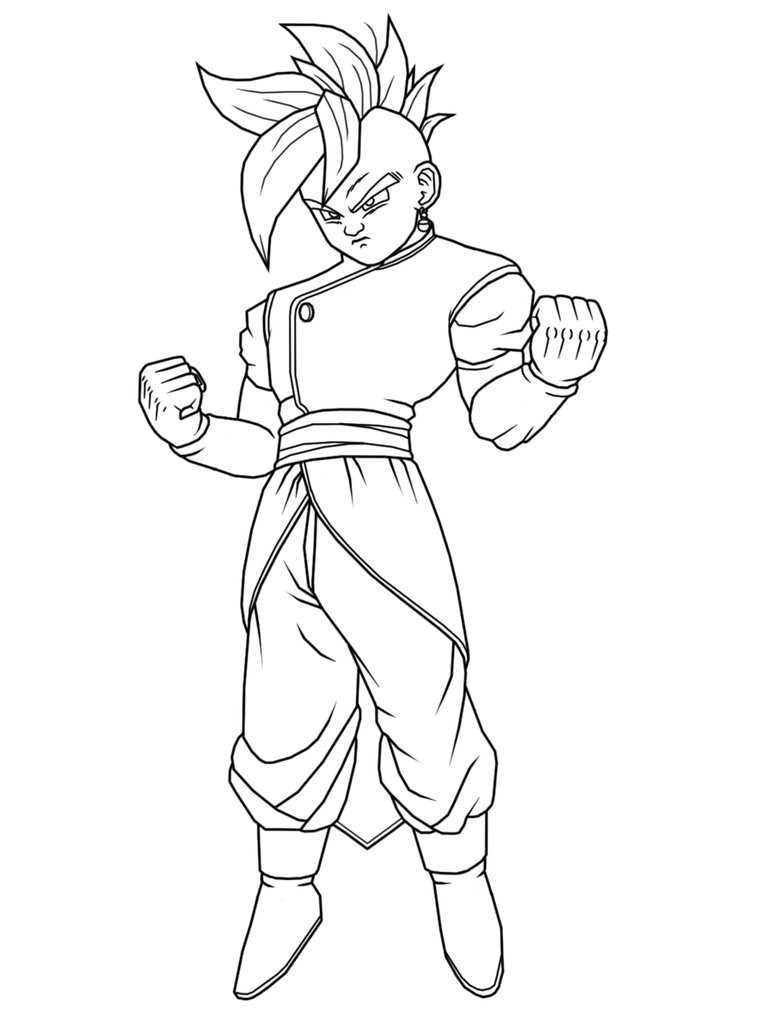 Drawing Dragon Ball Z #38501 (Cartoons) – Printable coloring pages