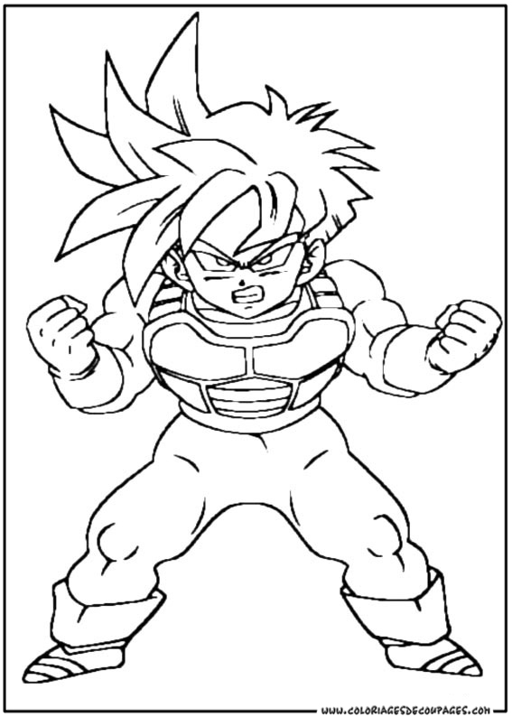 Coloring page: Dragon Ball Z (Cartoons) #38502 - Free Printable Coloring Pages