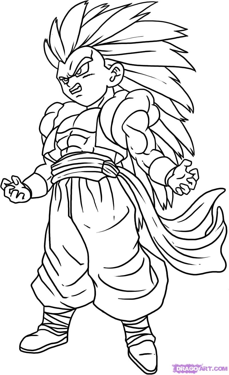 Coloring page: Dragon Ball Z (Cartoons) #38515 - Free Printable Coloring Pages