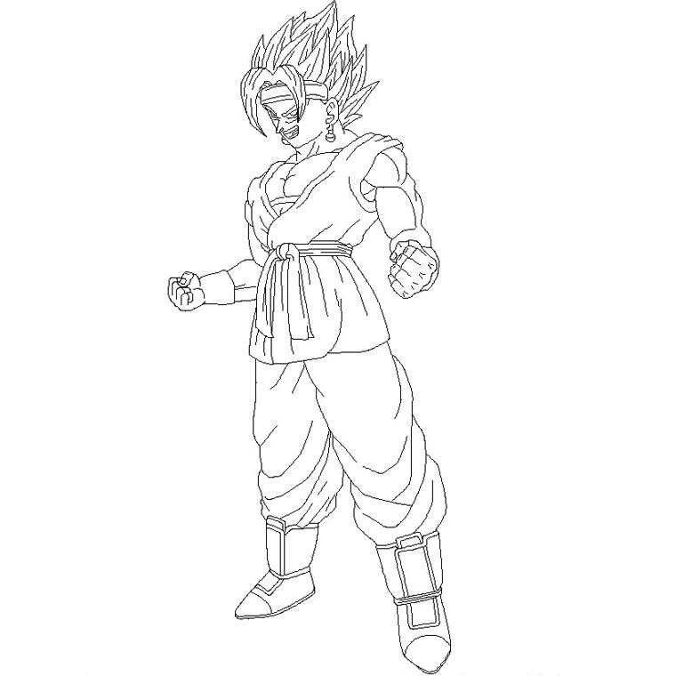 Dragon Ball Z 38516 Cartoons Printable Coloring Pages