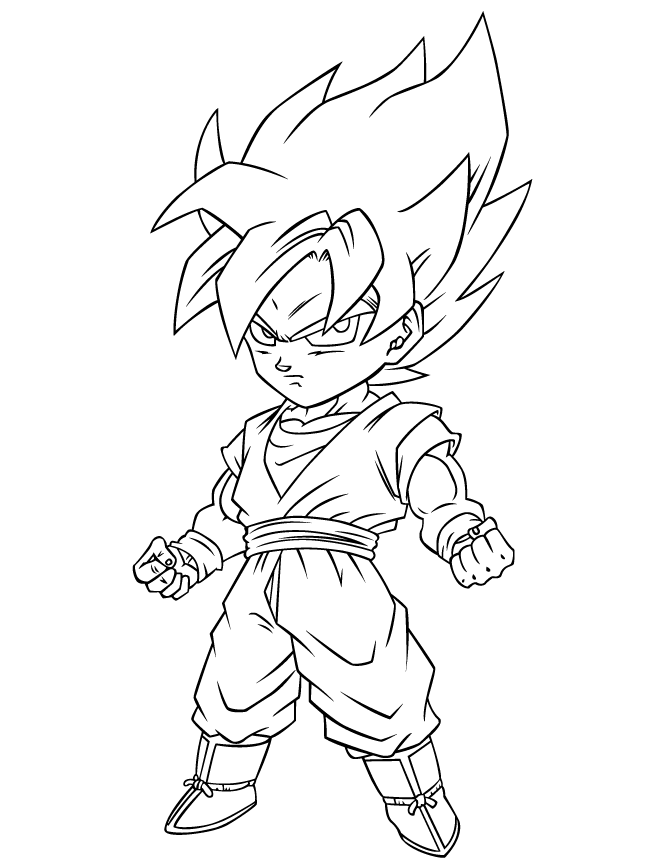 Coloring page: Dragon Ball Z (Cartoons) #38519 - Free Printable Coloring Pages
