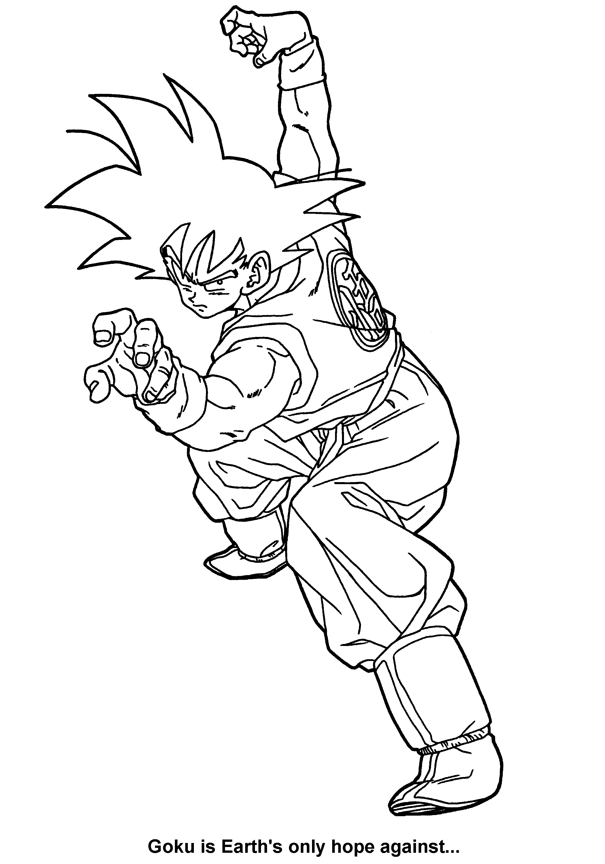 Drawing Dragon Ball Z #38524 (Cartoons) – Printable coloring pages