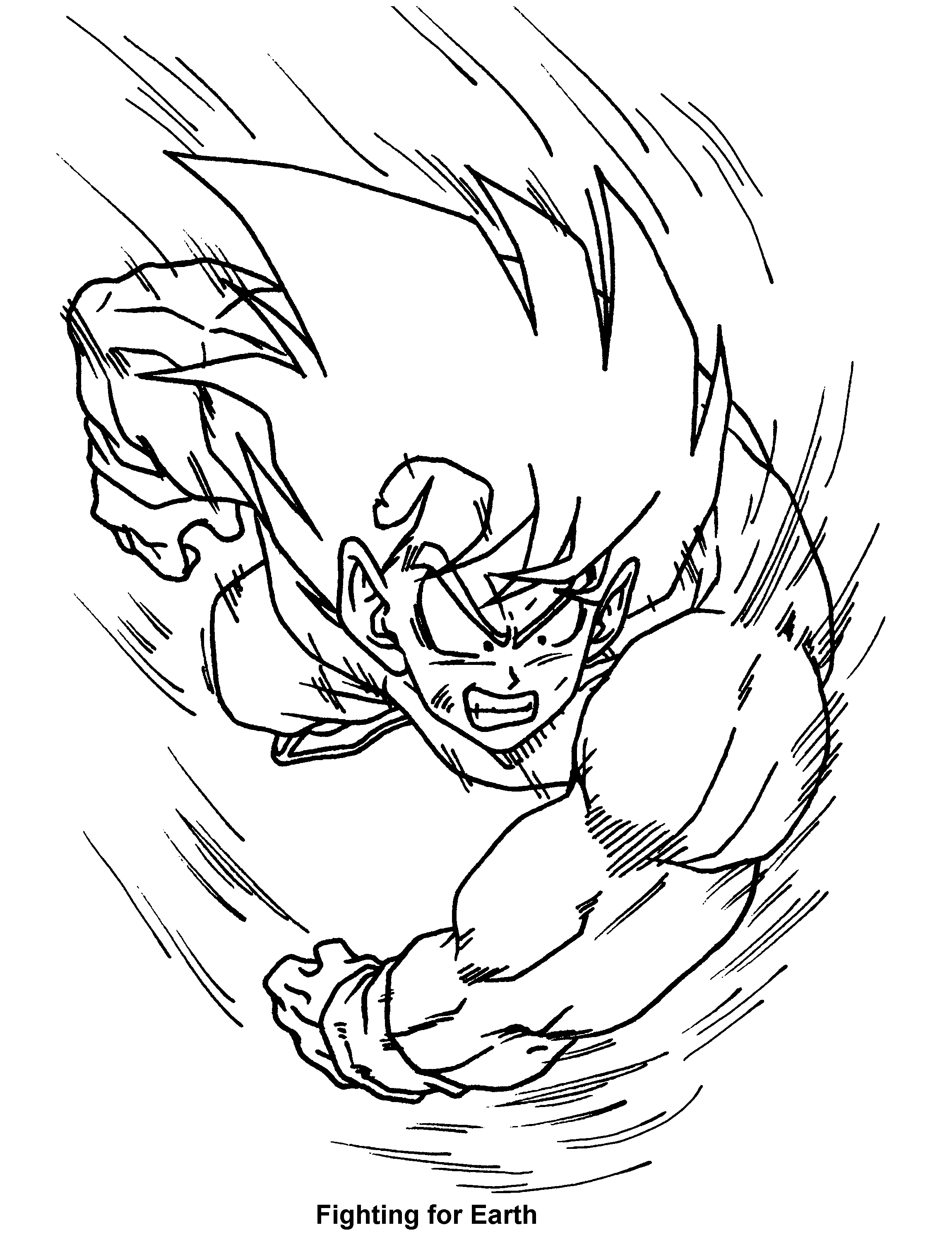 Coloring page: Dragon Ball Z (Cartoons) #38526 - Free Printable Coloring Pages