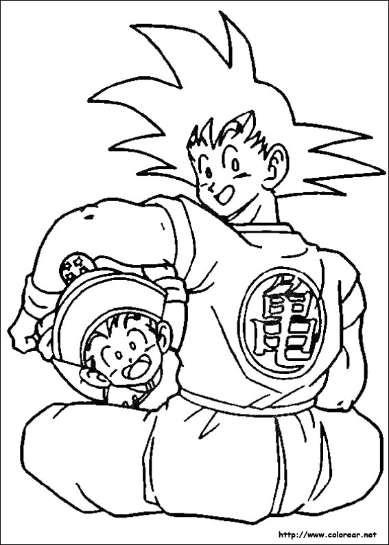 Coloring page: Dragon Ball Z (Cartoons) #38531 - Free Printable Coloring Pages