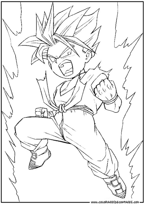 Coloring page: Dragon Ball Z (Cartoons) #38537 - Free Printable Coloring Pages