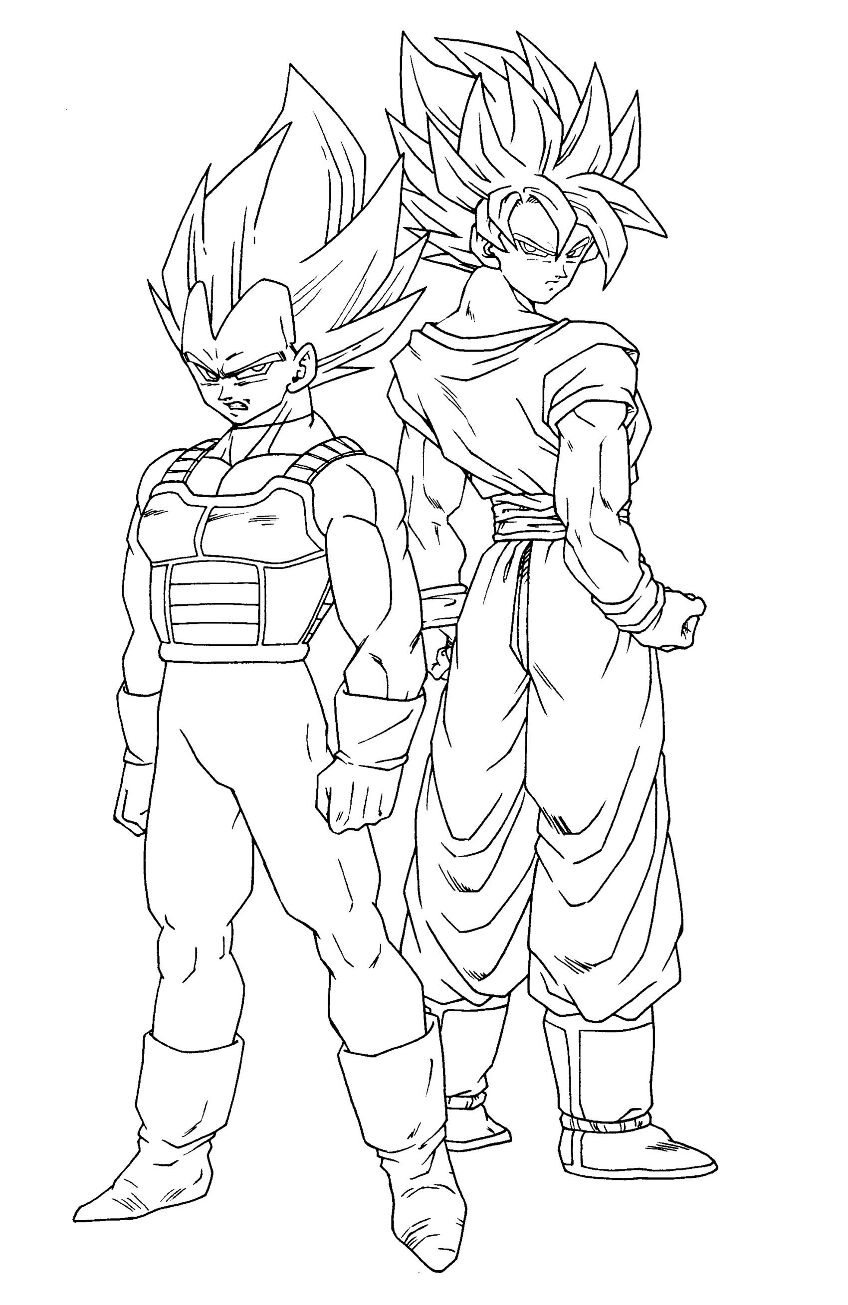 Download Dragon Ball Z #38548 (Cartoons) - Printable coloring pages