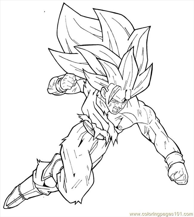 Drawing Dragon Ball Z #38549 (Cartoons) – Printable coloring pages